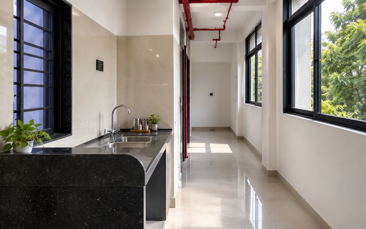 Pantry and utility area