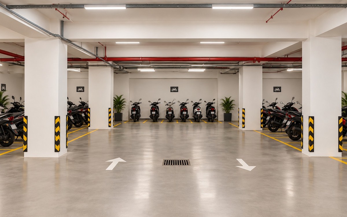 Two-wheeler parking